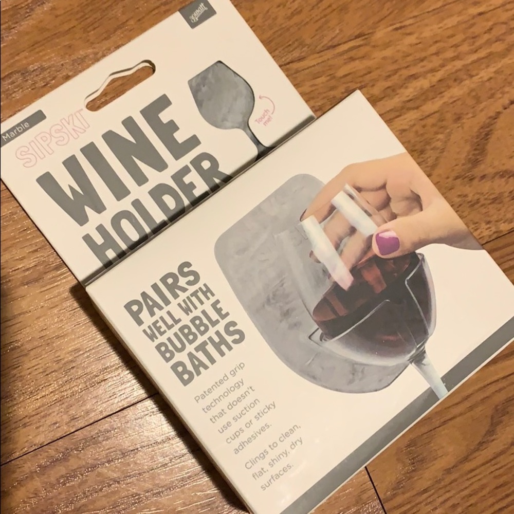 SipSki wine holder - marble